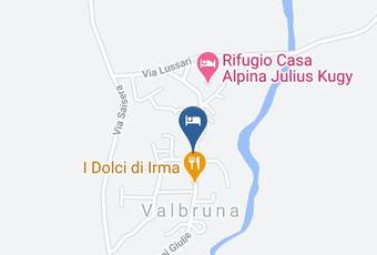 Albergo Valbruna Inn Carta Geografica - Friuli Venezia Giulia - Udine