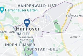 Alexander Business Hotel Hanover Mapa
 - Lower Saxony - Stadt Hannover
