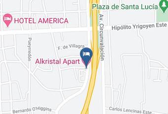 Alkristal Apart Hotel Mapa - San Juan - Santa Lucia
