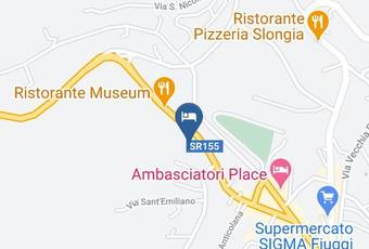 Alloggio Turistico A Fiuggi Da Margherita Carta Geografica - Latium - Frosinone