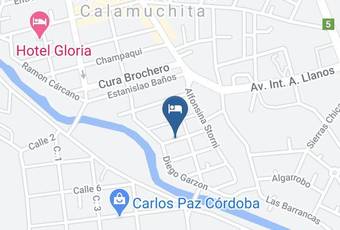 Alojamiento Las Rosas Mapa - Cordoba - Calamuchita Department