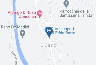 Alpedale Locanda Carta Geografica - Friuli Venezia Giulia - Udine
