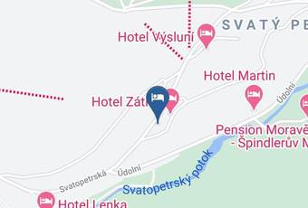 Alpsky Hotel Map - Hradec Kralove - Trutnov