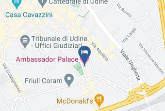 Ambassador Palace Hotel Carta Geografica - Friuli Venezia Giulia - Udine