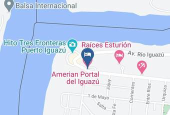 Amerian Portal Del Iguazu Mapa - Misiones - Puerto Esperanza