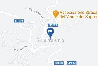 Antico Casale Di Scansano Resort Beauty Farm Con Piscine Carta Geografica - Tuscany - Grosseto