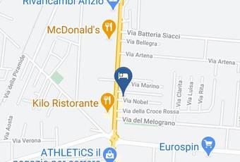 Anzio Sea Rome Carta Geografica - Latium - Rome