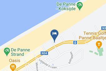 Appaanzee De Panne Kaart - Flemish Region - West Flanders
