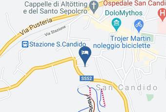 Appartamenti Werner Carta Geografica - Trentino Alto Adige - Bolzano