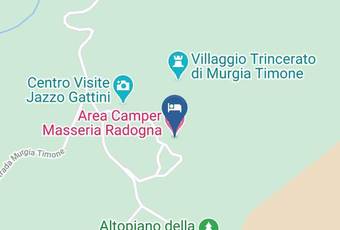 Area Camper Masseria Radogna Carta Geografica - Basilicata - Matera