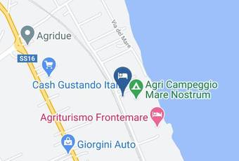 Area Sosta Camper Magalipe Carta Geografica - Abruzzi - Teramo
