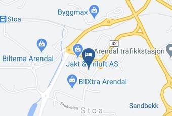 Arendal Hytteutleie Map - Vest Agder - Arendal