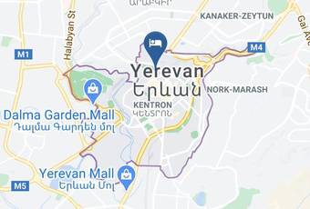 Areva Hostel Map - Yerevan