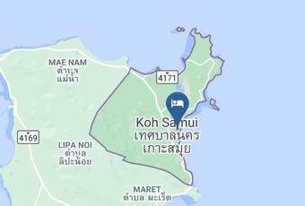 Arina Boutique Residence Map - Surat Thani - Amphoe Ko Samui