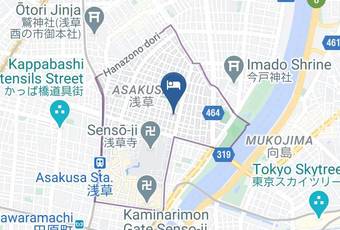 Asakusa Chaka Map - Tokyo Met - Taito Ward