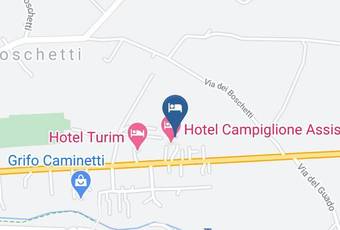 Assisi Villa Giulia Carta Geografica - Umbria - Perugia