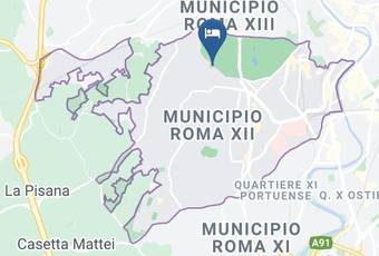 Atahotel Villa Pamphili Carta Geografica - Latium - Rome