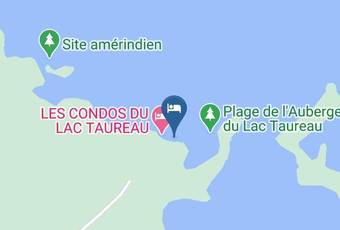 Les Condos De L\'auberge Du Lac Taureau Map - Quebec - Matawinie Regional County Municipality