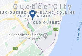 Auberge Internationale De Quebec Map - Quebec - Capitale Nationale