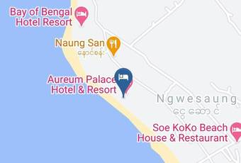 Aureum Palace Hotel & Resort Ngwe Saung Map - Ayeyarwady - Pathein