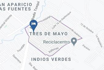 Auto Hotel San Aparicio Mapa - Puebla - Puebla 3 De Mayo