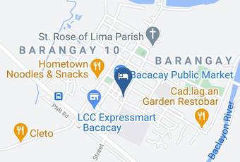 Bacacay Hometel Map - Bicol Region - Albay