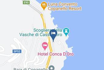 Baia Copanello Imminens Mari Carta Geografica - Calabria - Catanzaro
