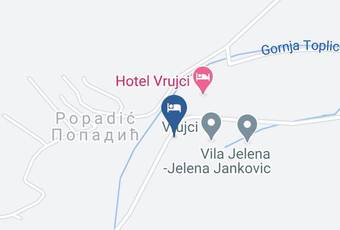 Banja Vrujci Smestaj Apartmani Vile Hoteli Map - Centralna Srbija - Kolubara District