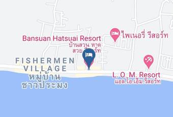 Bansuan Hatsuai Resort Map - Rayong - Amphoe Mueang Rayong