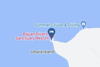 Bauan Divers Sanctuary Resort Map - Calabarzon - Batangas
