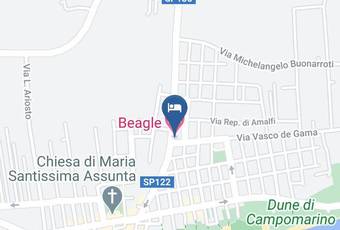 Beagle Hotel Carta Geografica - Apulia - Taranto
