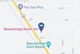 Beaverlodge Motor Inn Map - Alberta - Division 19