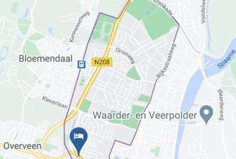 Bed And Breakfast Haarlem Frans Hals Map - North Holland - Haarlem