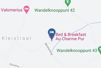 Bed & Breakfast Au Charme Pur Kaart - Flemish Region - East Flanders