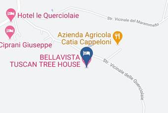 Bellavista Tuscany Tree House Casa Sull\'albero Vista Mare Argentario Carta Geografica - Tuscany - Grosseto