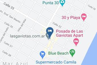 Bermellon Suites Mapa - Buenos Aires Province - Villa Gesell