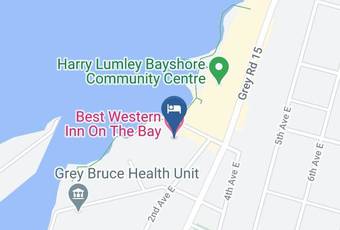 Best Western Inn On The Bay Map - Ontario - Grey