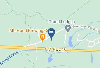 Best Western Mt Hood Inn Carta Geografica - Oregon - Clackamas