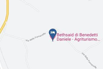 Bethsaid Di Benedetti Daniele Agriturismo Bed And Breakfast Carta Geografica - Tuscany - Pisa
