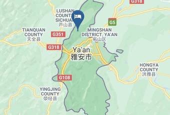 Bifeng Gorge Muchangrenjia Farm Stay Map - Sichuan - Yaan