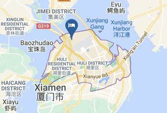 Bincheng Hotel Mapa
 - Fujian - Xiamen