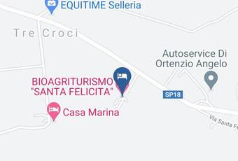 Bioagriturismo Santa Felicita Carta Geografica - Abruzzi - Pescara