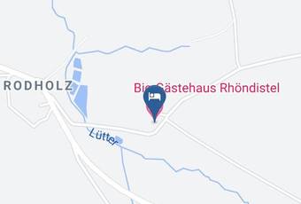 Bio Gastehaus Rhondistel Karte - Hesse - Fulda