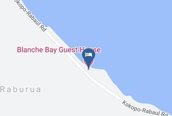 Blanche Bay Guest House Map - East New Britain - Kokopo