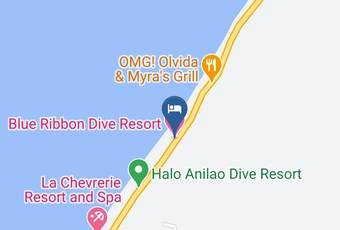 Blue Ribbon Dive Resort Map - Calabarzon - Batangas