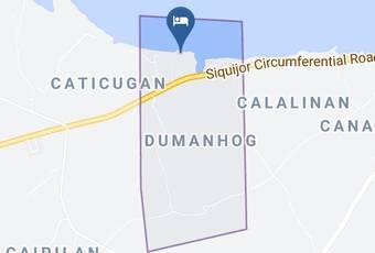Blue Wave Inn Map - Central Visayas - Siquijor