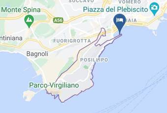 Boat And Breakfast Partenope Carta Geografica - Campania - Naples