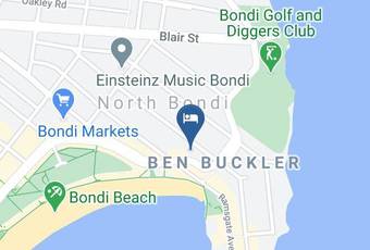 Designer Beachfront Apartment Mapa
 - New South Wales - Waverley