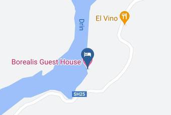 Borealis Guest House Map - Shkoder - Vau Dejes