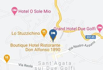 Boutique Hotel Ristorante Don Alfonso 1890 Carta Geografica - Campania - Naples